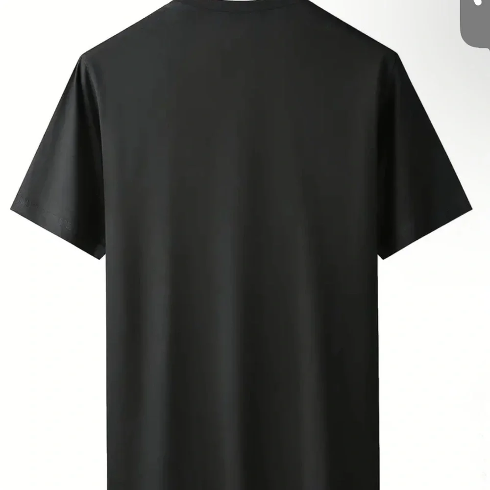 Black Graphic Crew Neck T-Shirt - Picture 2 of 3